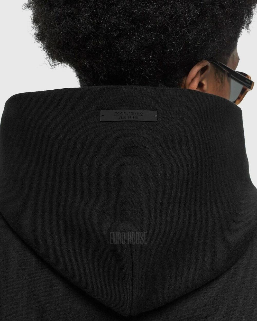 Fear of God Essentials Fleece State Hoodie Black 192BT246250F