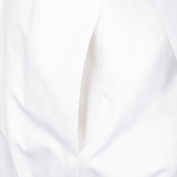 THOM BROWNE Men’s Hooded Cotton Bomber Jacket White