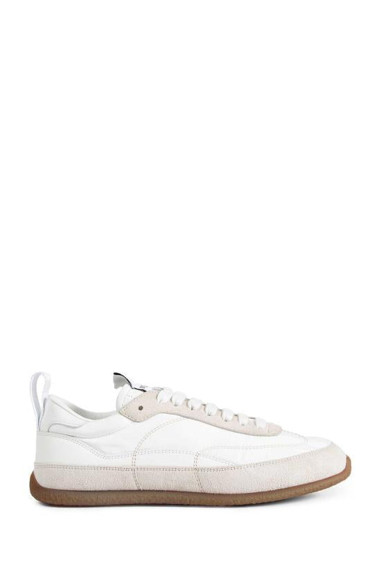 Alexander Mcqueen EC1 Leather Low-Top Sneakers for M 854015 WIAJN 9013 WHITE DOM