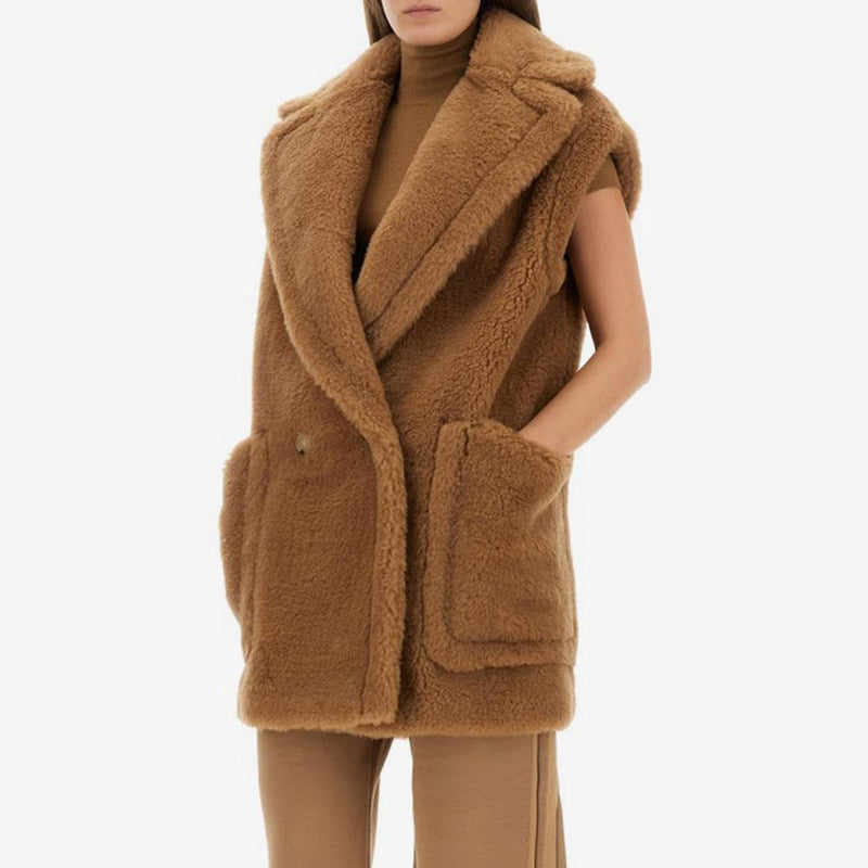 Max Mara Camel Teddy Bear Coat 127626360010739 001