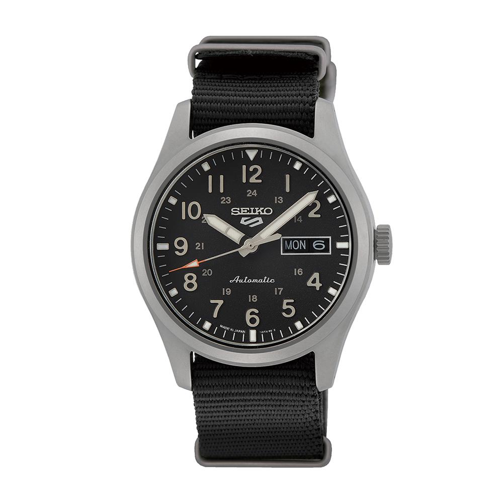 Seiko Black/Dark Blue NATO Strap Men’s Watch SRPG37K1