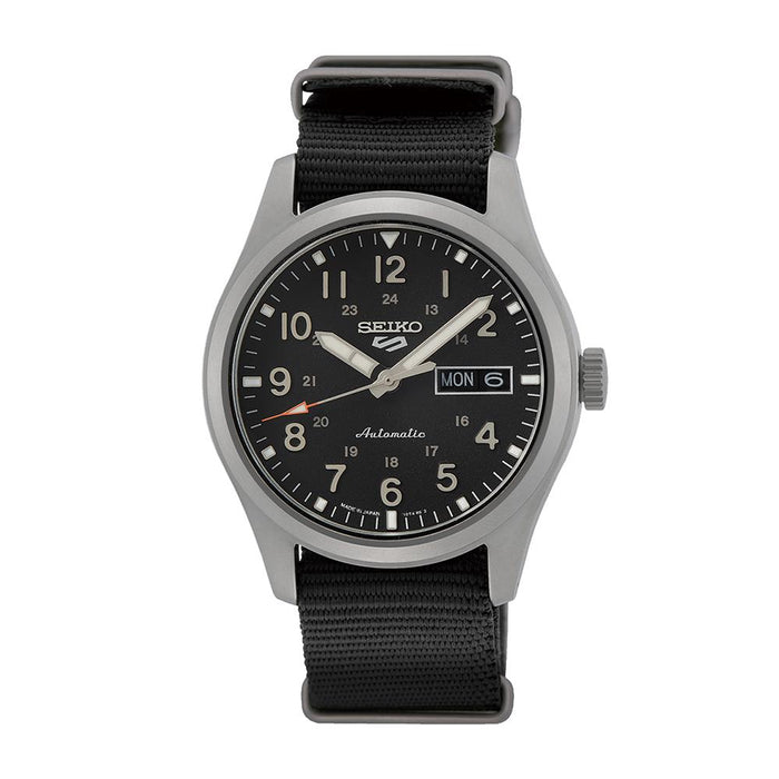 Seiko Black/Dark Blue NATO Strap Men’s Watch SRPG37K1