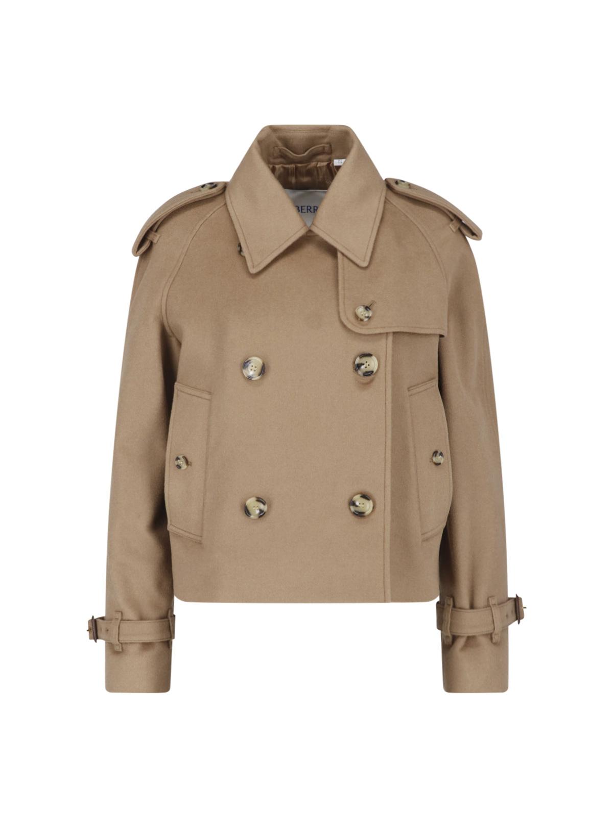 BURBERRY Beige Cotton Trench Coat for Women