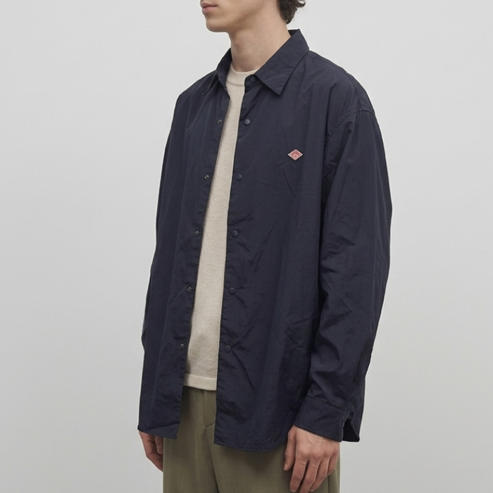 DANTON Navy Cotton Washed Shirt Jacket Men B0234
