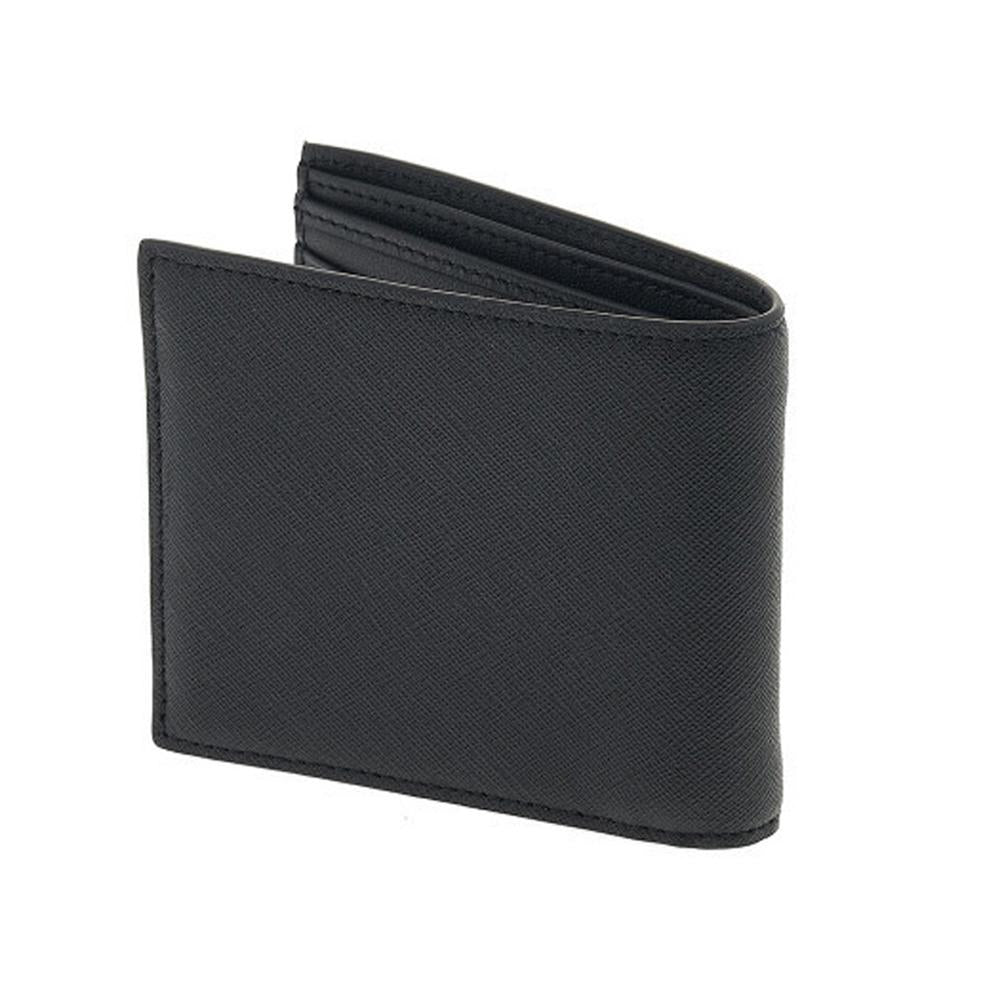 Vivienne Westwood ORB Silver Logo Leather Bifold Wallet 51120008U S000B N401