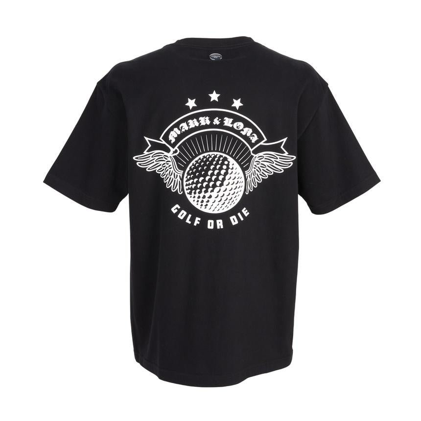 MARK&LONA Men’s Golf Short Sleeve T-Shirt Black