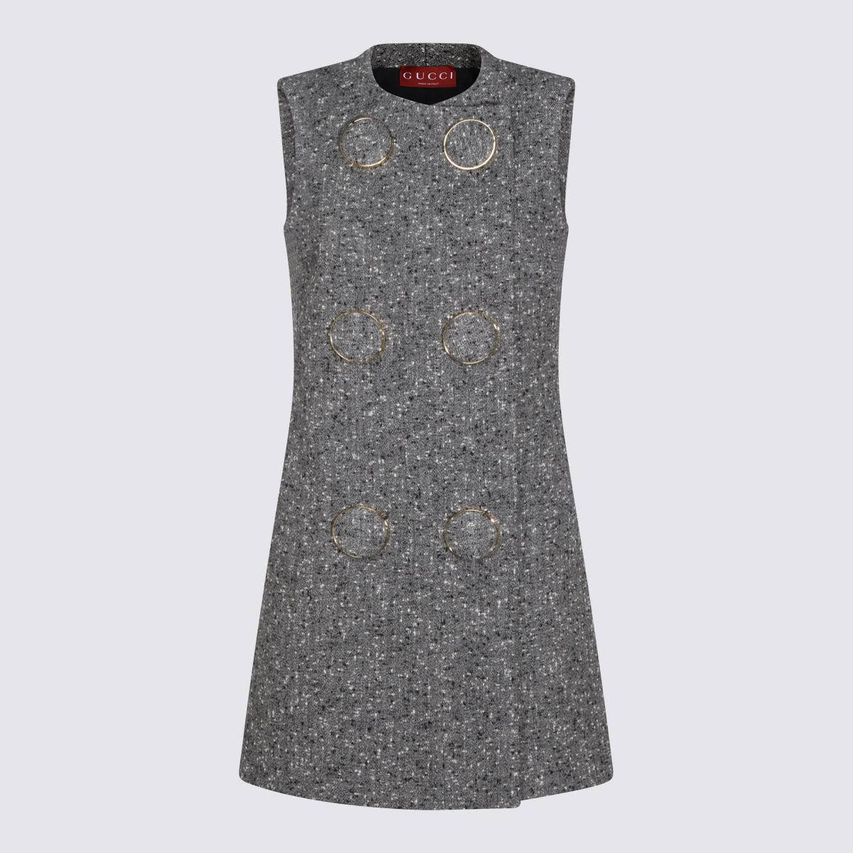 GUCCI Brown Wool Sleeveless Knit Vest