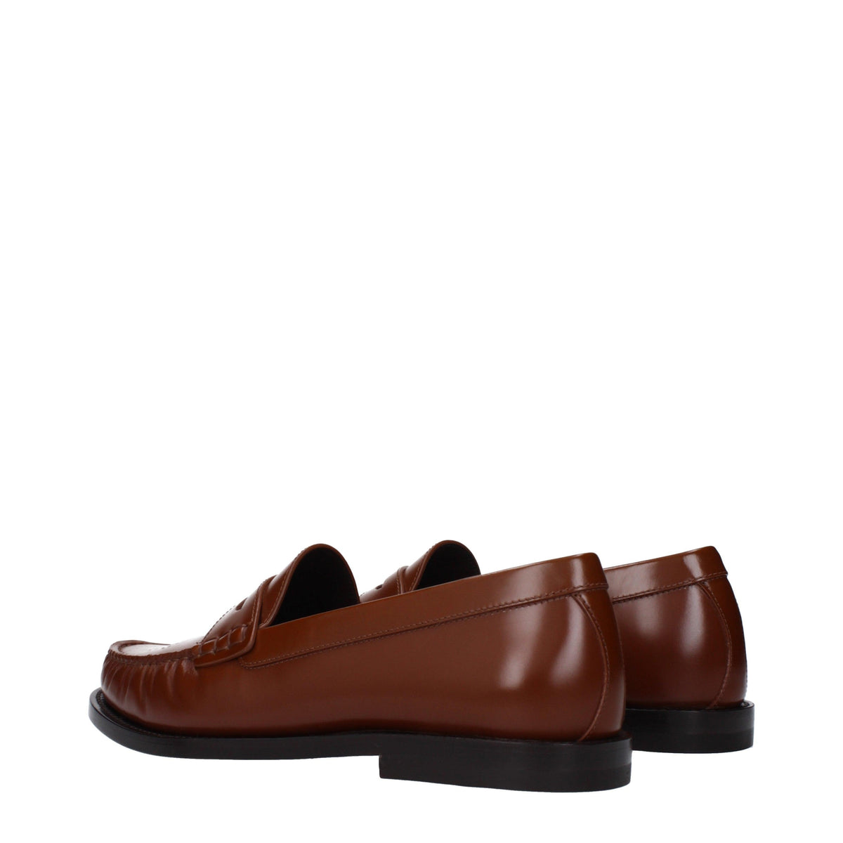 CELINE Leather Loafers Men’s Black Dress Shoes