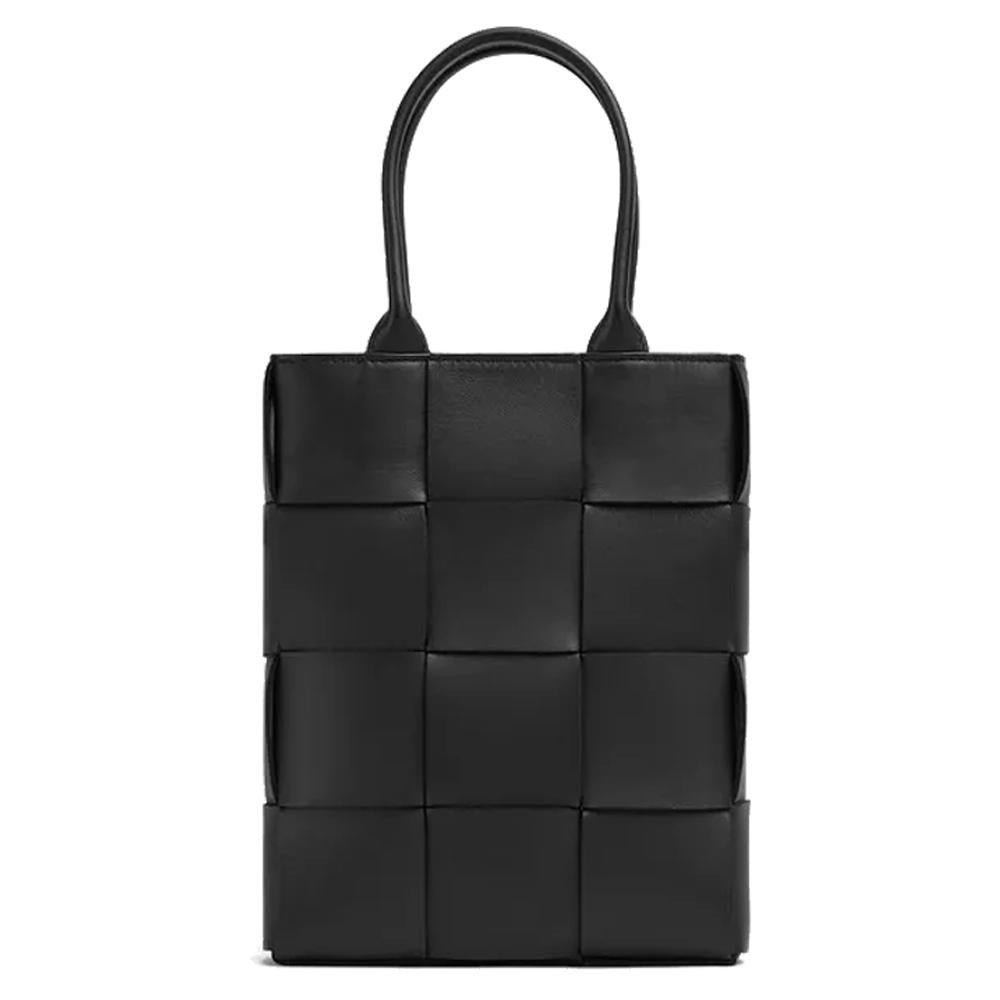 Bottega Veneta Intrecciato Mini Leather Crossbody Tote Bag
