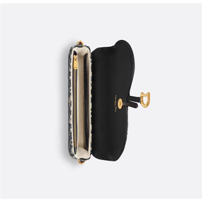 DIOR Saddle Oblique Chain Pouch Clutch Bag S5907CTZQ