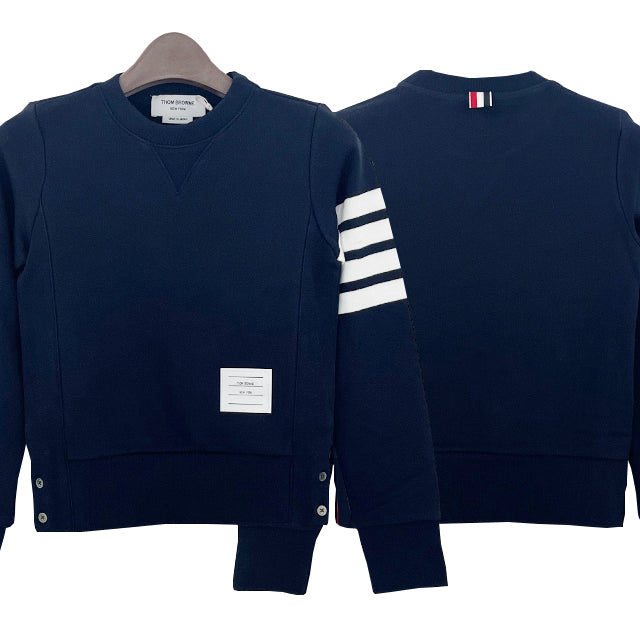 THOM BROWNE 4-Bar Armband Classic Sweatshirt Navy Men’s