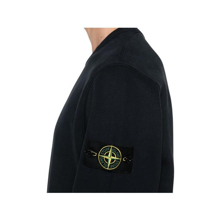 STONE ISLAND Logo Patch Crewneck Sweatshirt Men’s K2S15 6100016 S0184 V0129
