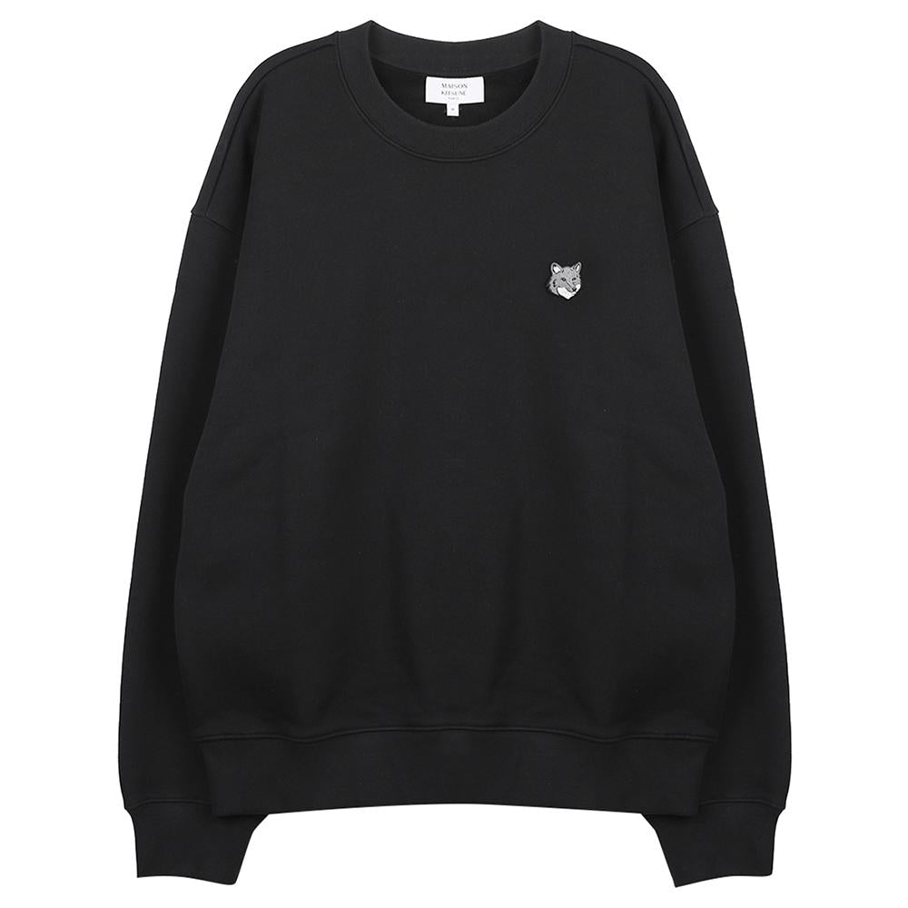 Maison Kitsune Fox Head Comfort Sweatshirt Men’s Black Cotto PM00304 KM0341 P199