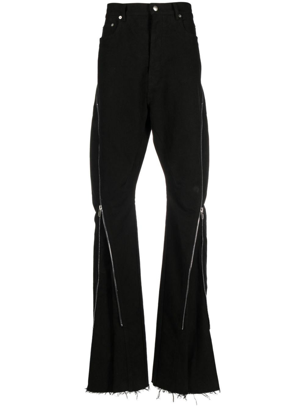 Rick Owens Men's Brushed Heavy Twill Bolan Banana Jeans Black RU02C7343 TB 09