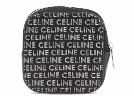 CELINE Black Coin Purse Wallet 10K743FGH38SI