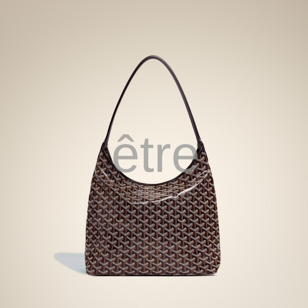 GOYARD Boheme Black Leather Tote Bag for Women