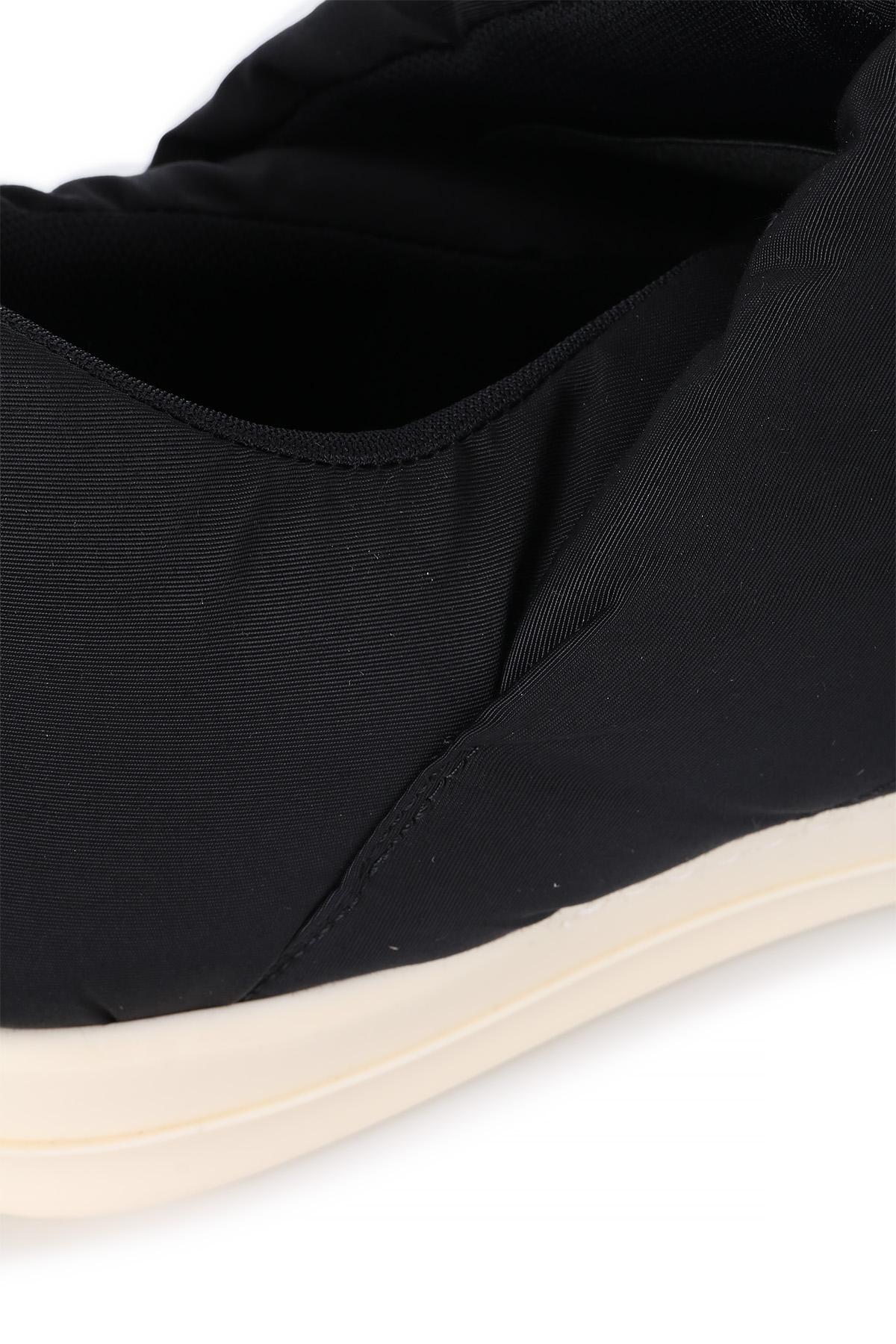 Rick Owens DRKSHDW Puffer Black Milk Slip-On Sneakers DU02D2827 MUPA 91