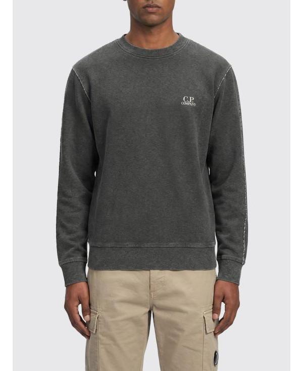 CP Company Heavy Jersey Plated Crewneck Sweatshirt