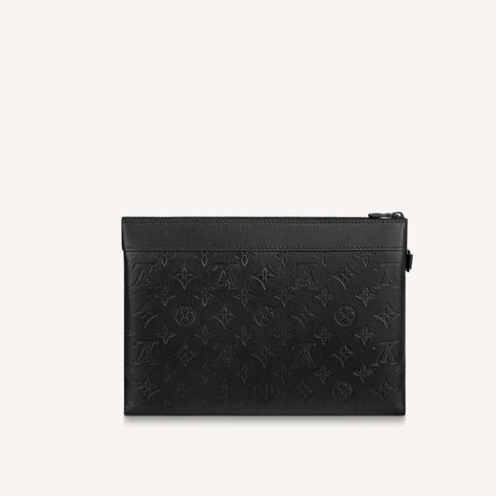 Louis Vuitton Shadow Pochette To Go Black Men’s Clutch Bag M81570