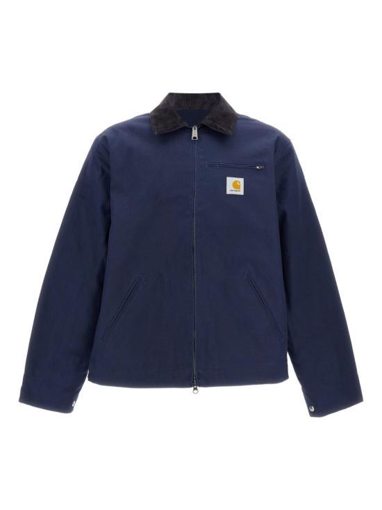 CARHARTT WIP Dark Navy Cotton Canvas Detroit Jacket