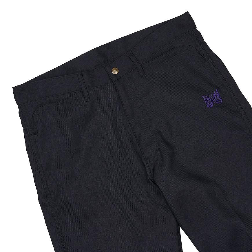 NEEDLES Men’s Poly Twill Classic Pants QV213D BLACK