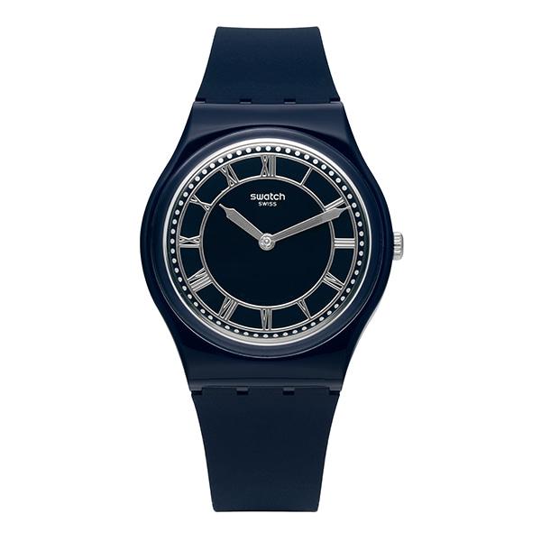 Swatch Unisex Rubber Strap Watch GN254