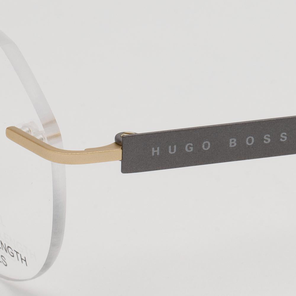 HUGO BOSS Titanium Rimless Eyeglass Frames Unisex BOSS 1265D AOZ