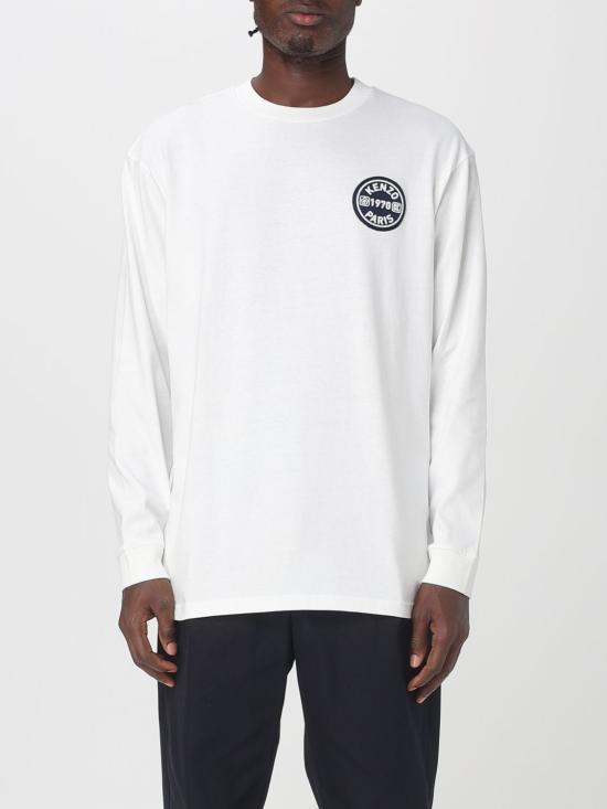 KENZO Paris 1970 Logo Patch Long Sleeve T-Shirt FF6 5TL350 4SI 02