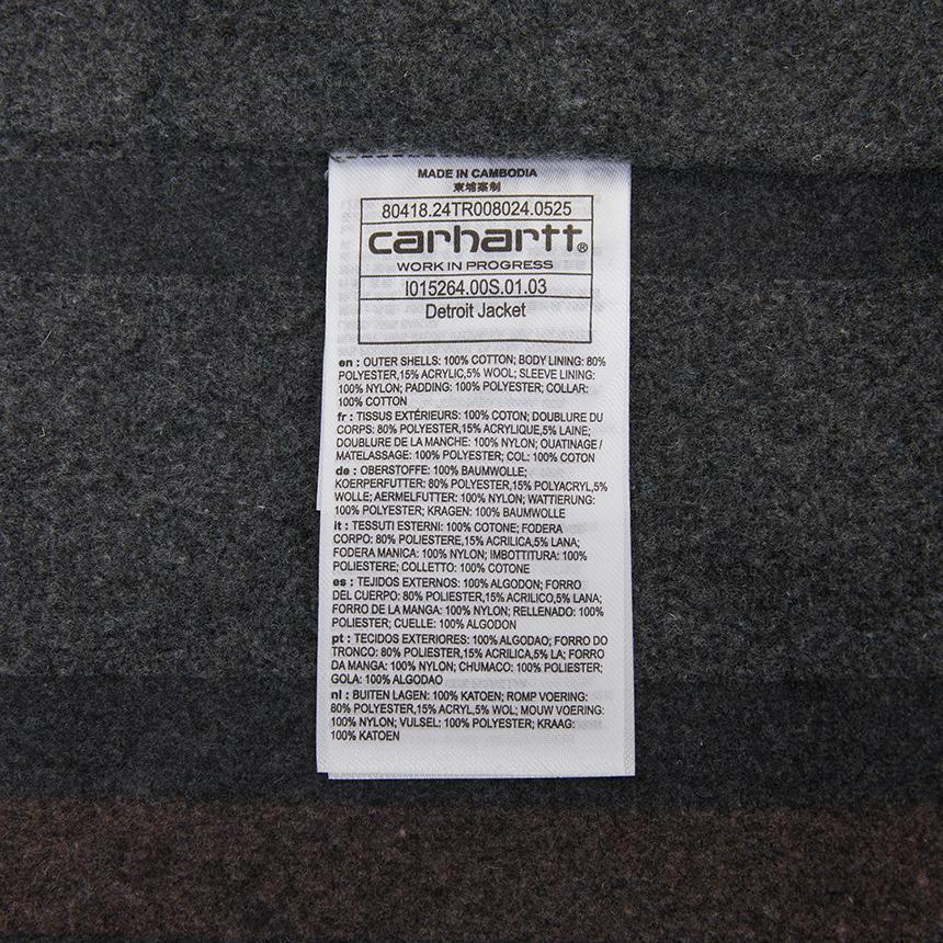 Carhartt Detroit Jacket for Men Black Canvas Workwear