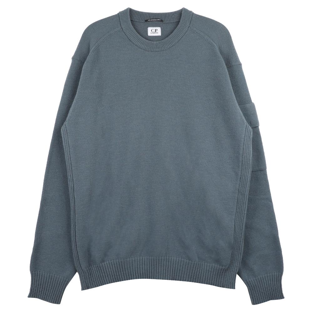 CP Company Extra-Fine Merino Wool Crewneck Sweater for Men 19CLKN060A110427A871