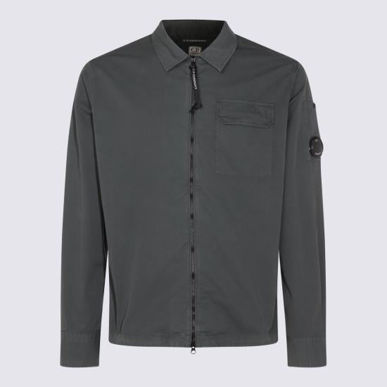CP Company Dark Shadow Nylon Zip Jacket for Men 19CMOS705 A110143 G978