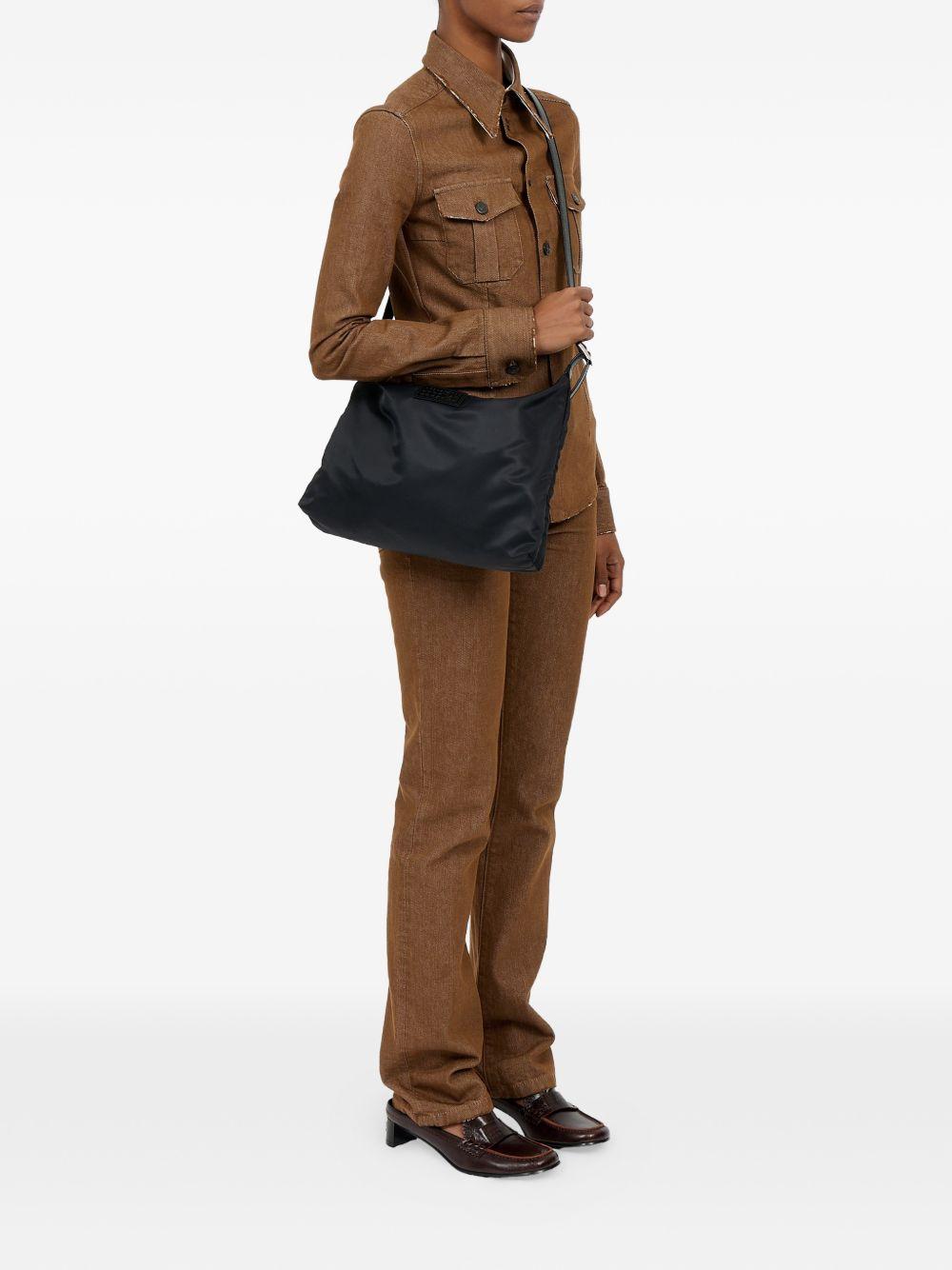 Maison Margiela Black Leather Shoulder Bag
