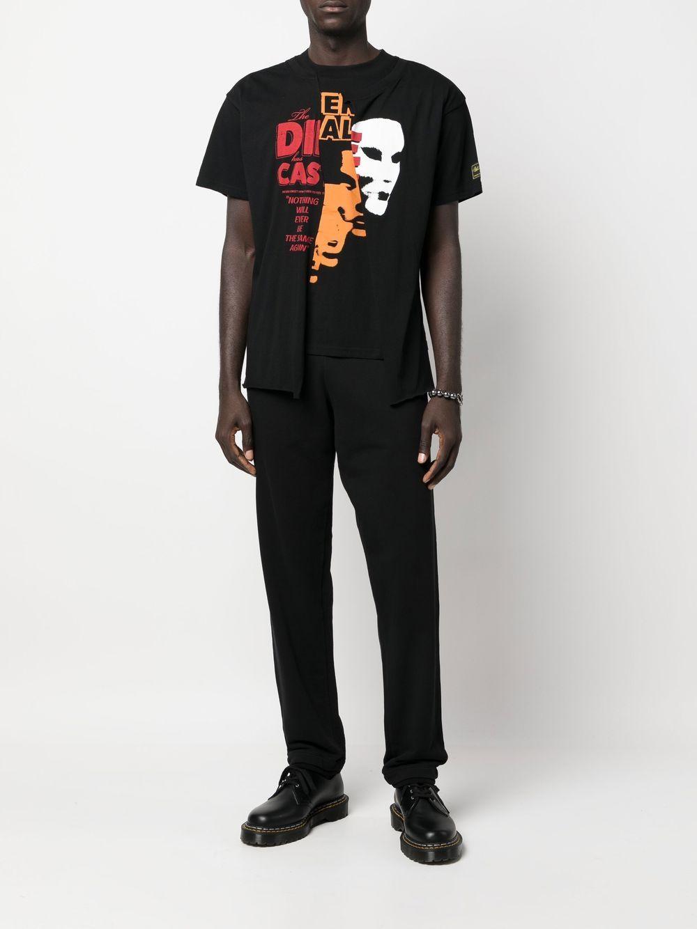 Raf Simons Men's Die Cast Print Double Layer T-Shirt 222 M141B 19001 0099