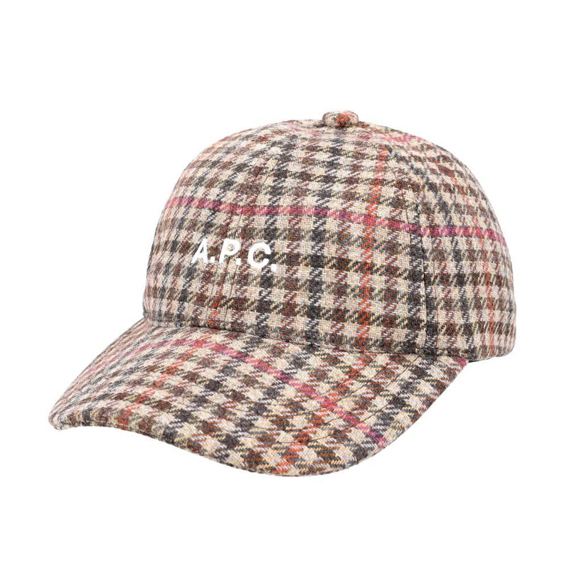 A.P.C. Unisex Cotton Baseball Cap M24069 CAC MARRON GLACE