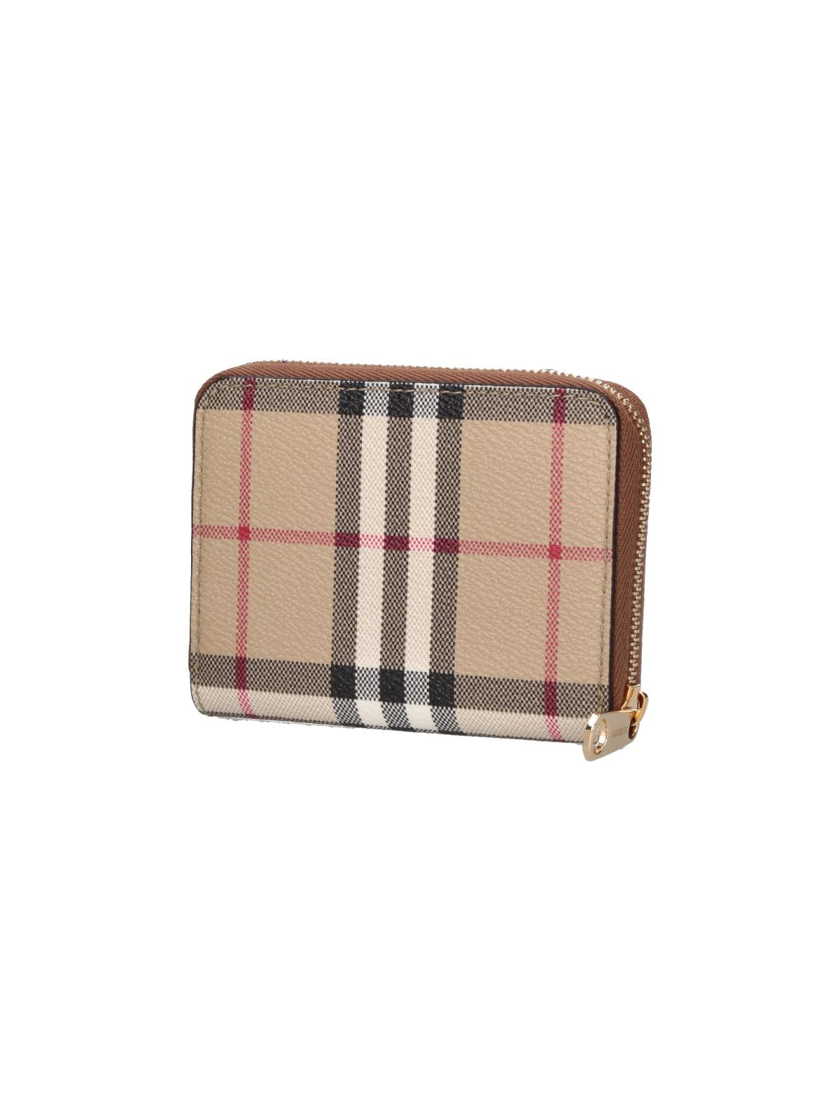 BURBERRY Leather Long Wallet