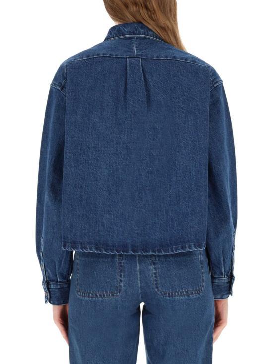 A.P.C. Blue Denim Jacket Women’s COHETF02895IAL BLU DOM