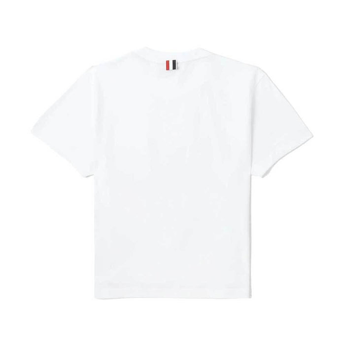 THOM BROWNE Jersey Boxy Pocket Short-Sleeve T-Shirt White