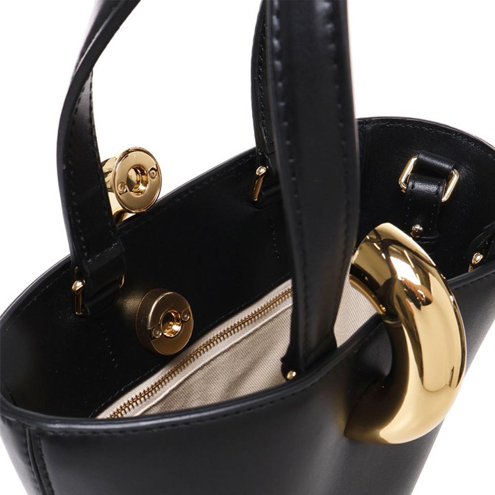 JACQUEMUS Le Petit Bambola Leather Tote Shoulder Bag 243BA389 3173 990