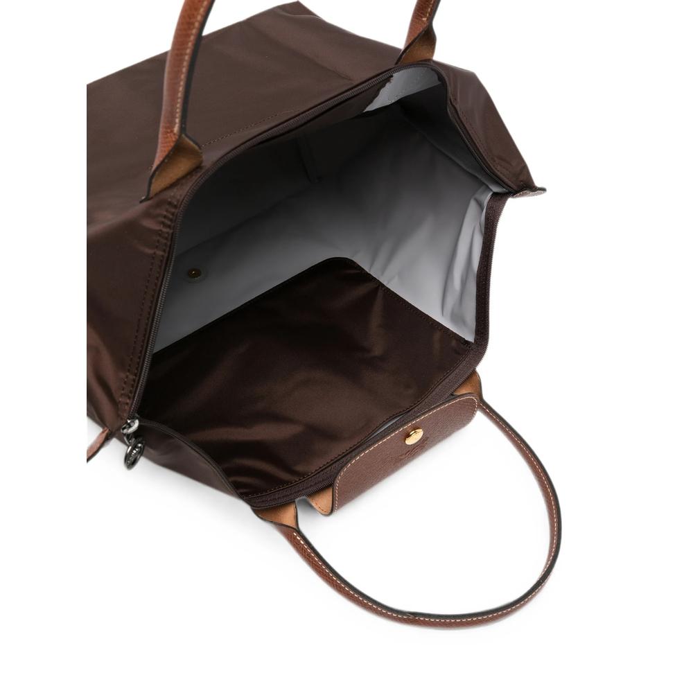 Longchamp Black Leather Tote Bag