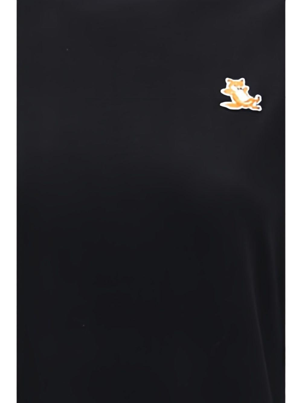 Maison Kitsune Short Sleeve T-Shirt Women’s Black Cotton