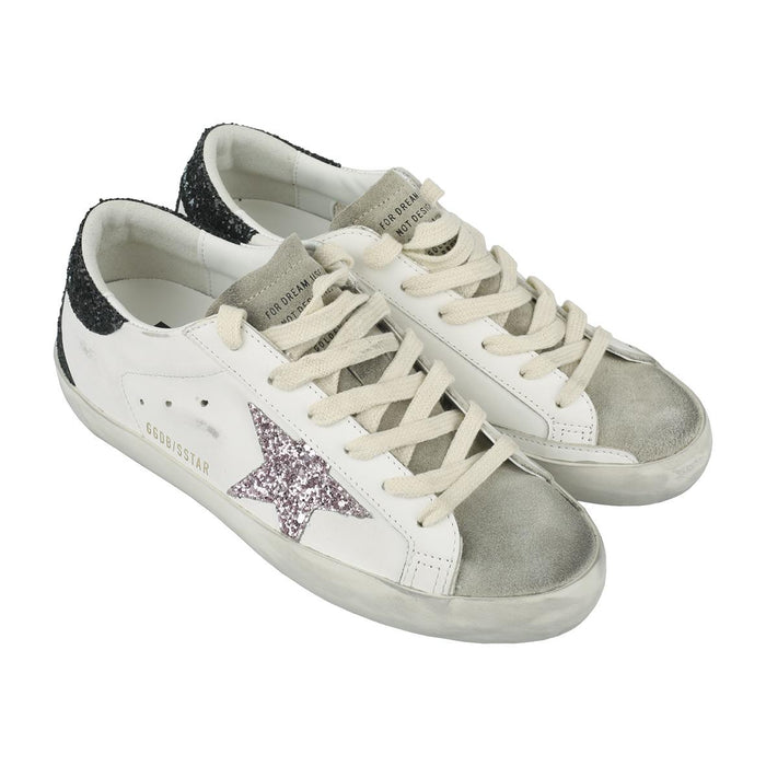 GOLDEN GOOSE Glitter Superstar Low-Top Sneakers