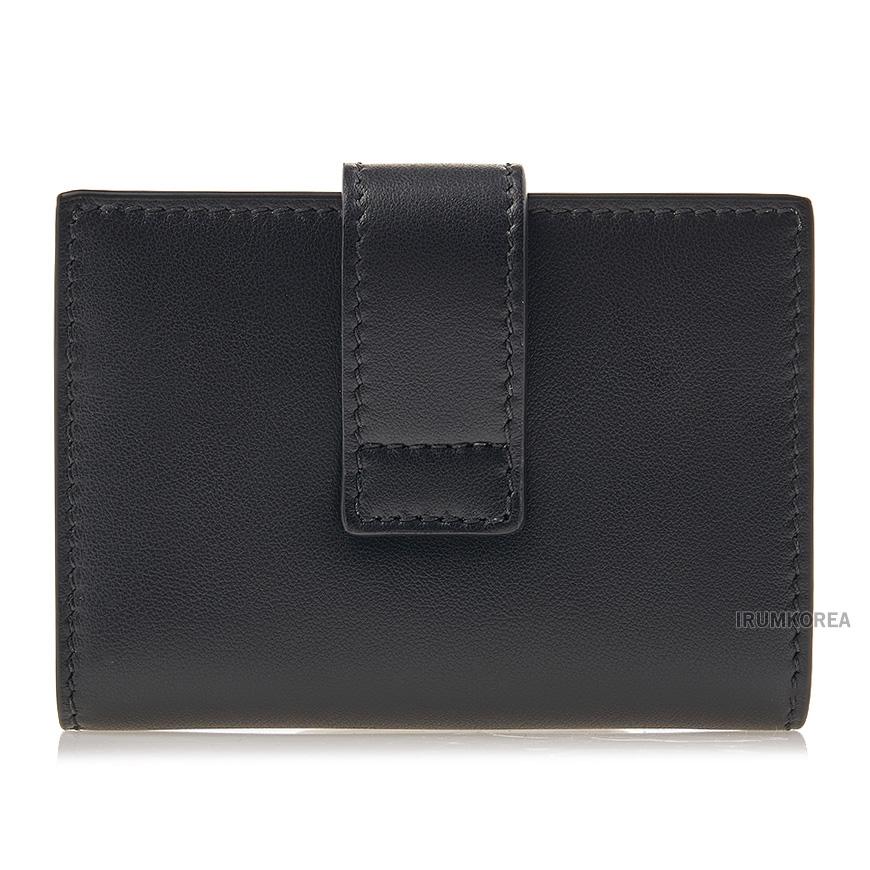 Ferragamo Women’s Hug Card Holder Wallet Black Leather 0770880