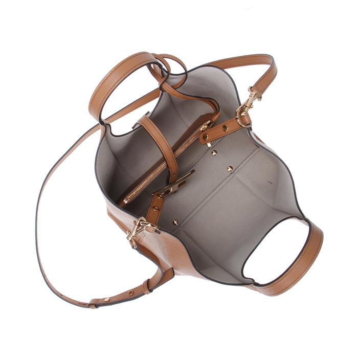 Tods Timeless Mini Shopper Tote Bag Saffiano Leather Blue