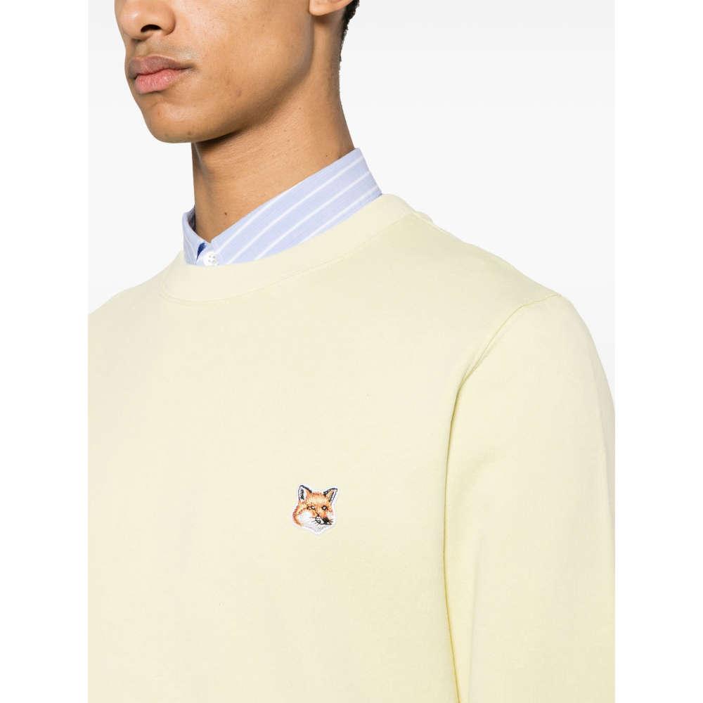 Maison Kitsune Yellow Fox Head Sweatshirt Unisex