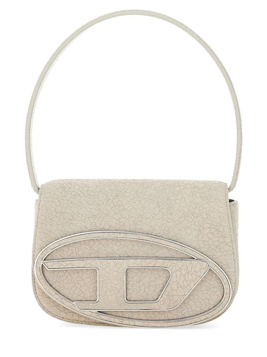 DIESEL Black Leather Shoulder Bag