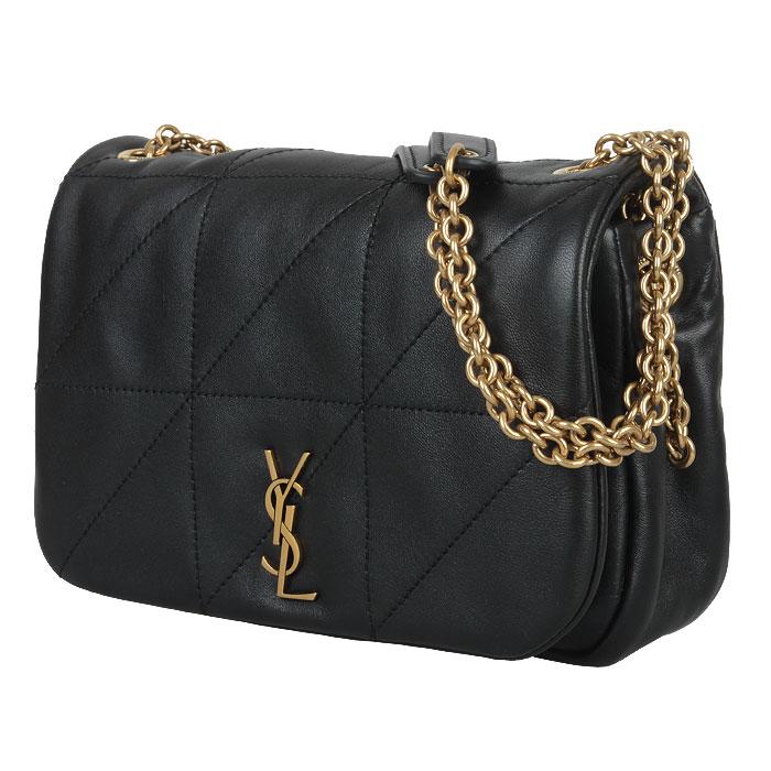 Saint Laurent Jamie 43 Mini Chain Shoulder Bag Lambskin Black