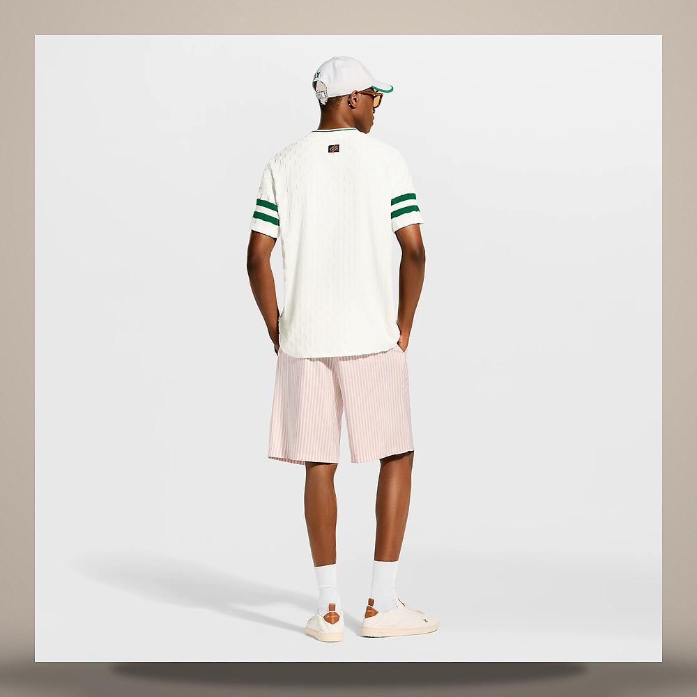 Louis Vuitton Women's Damier Terry Tennis Regular Fit T-Shirt