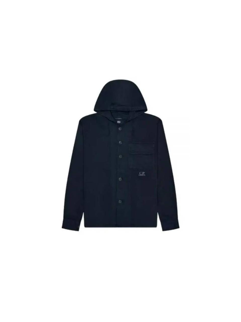 CP Company Armored Stretch Satin Hooded Overshirt