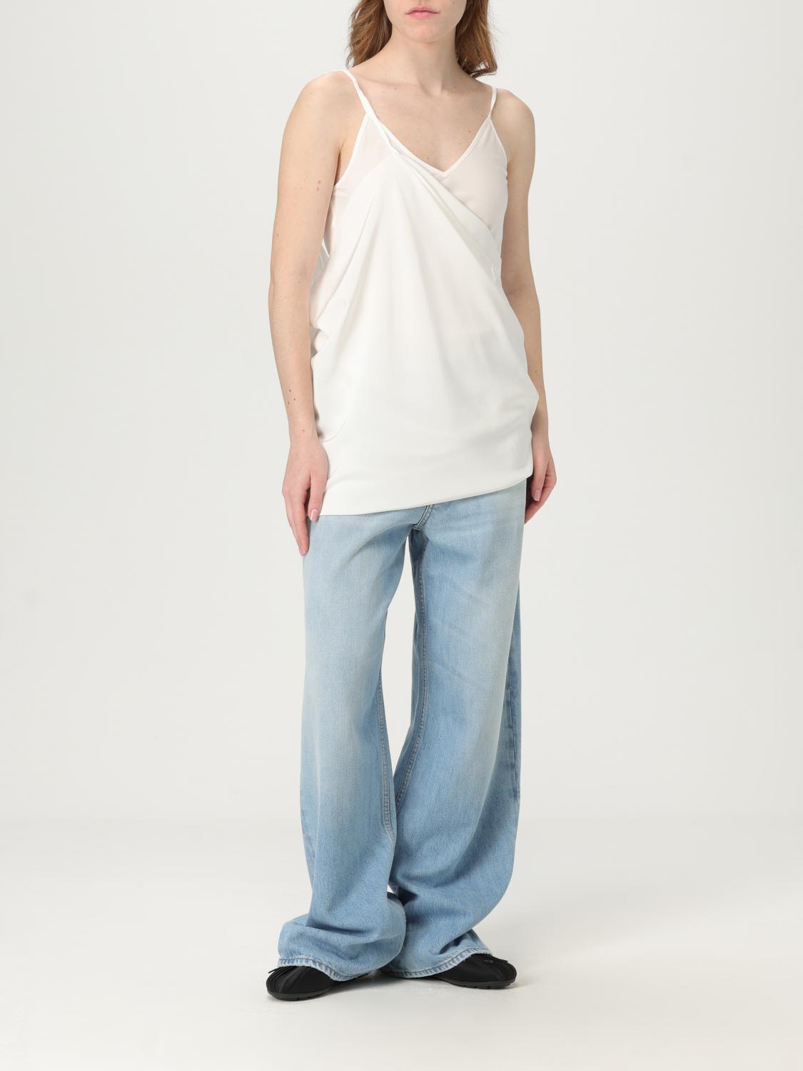 Maison Margiela Sleeveless Long Dress White SS25