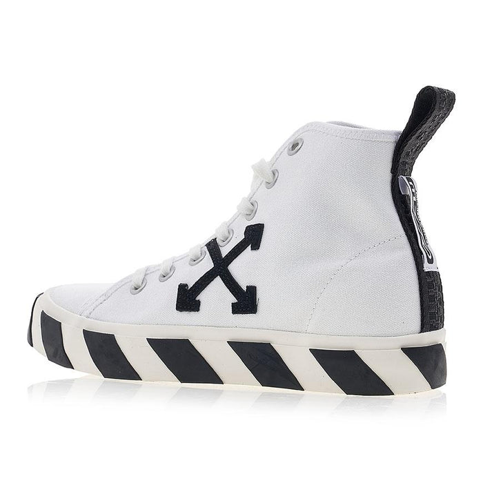 OFF WHITE Men’s High Vulcanized Canvas Low-Top Sneakers